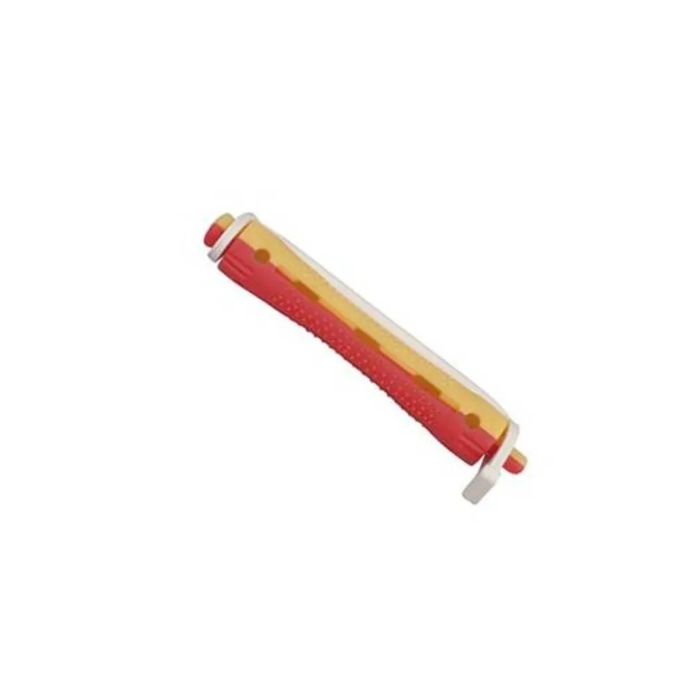 Eurostil Bigudi Plástico Corto Rojo Amarillo 12Ud Eurostil Bigudi Plástico Corto Rojo Amarillo 12Ud